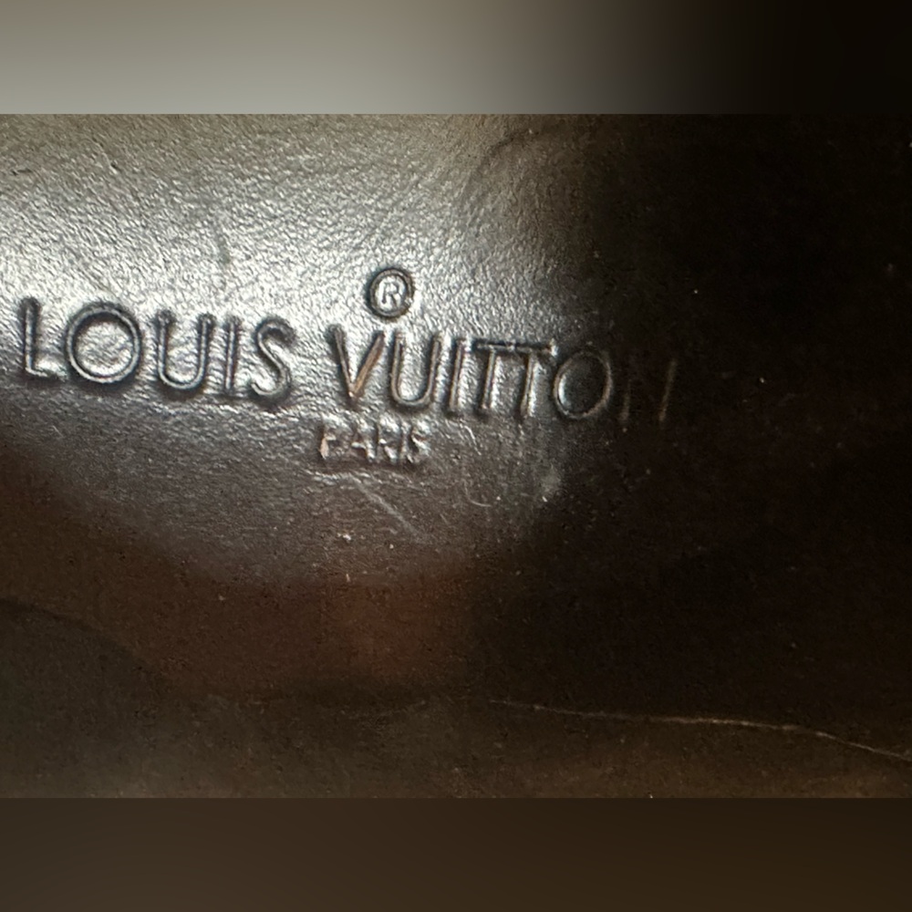Louis Vuitton Black and Brown Monogram Sneaker - Picture 5 of 11